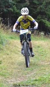 Julian Schnürer wird guter 7.-ter im  U15-Rennen