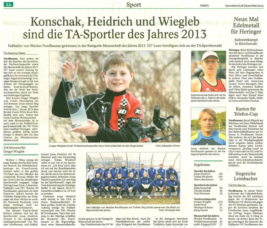 2013 TA Sportler des Jahres