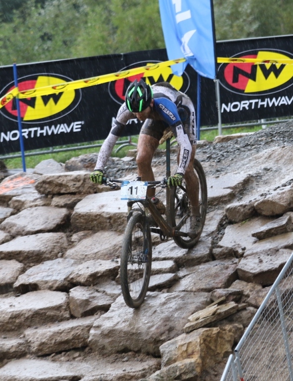 Chroistopher Maletz im "Rock Garden": Doppelsieg im strömenden Regen von Bad Salzdetfurth !