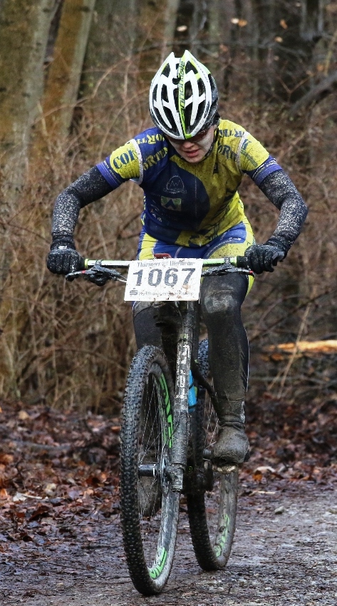 Steffi mit noch etwas mehr Trikotfarbe