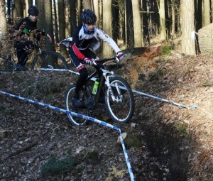 Lennert im Parcours
