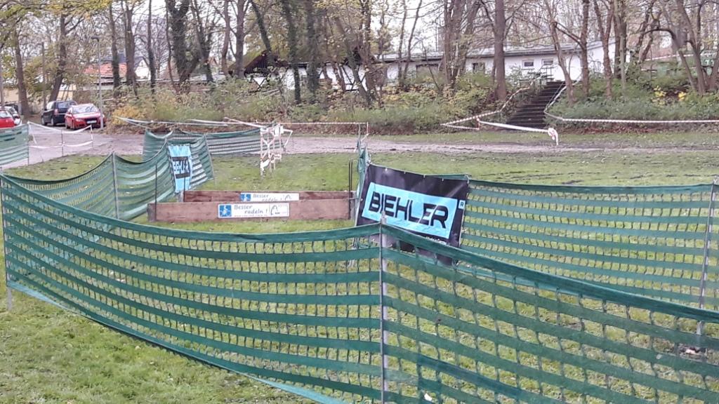 Die Sponsoren in Szene gerückt.