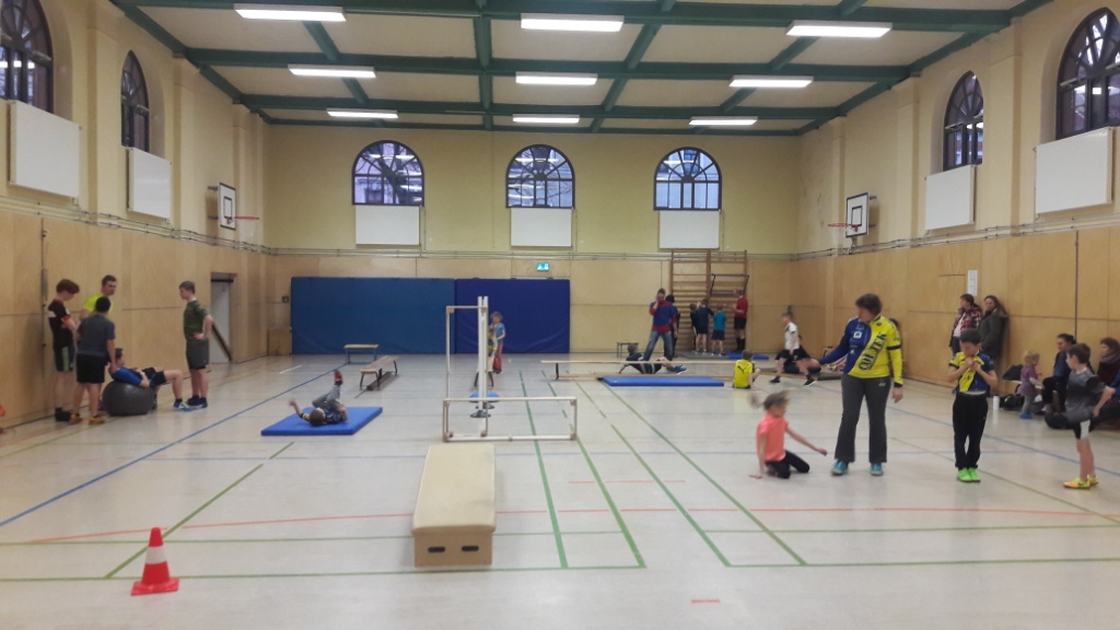 Athetiktraining in der Sporthalle
