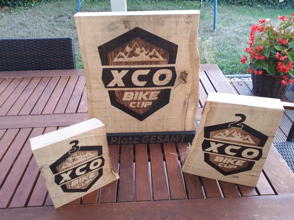 Die XCO- Bikecup Gesamtwertungspokale